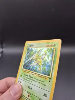 Pokemon Scyther Base Set 2 Holo MP - Image 4