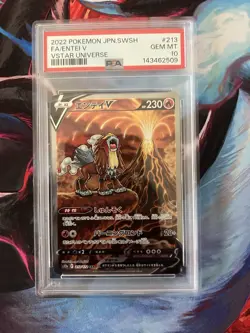 Entei Suicine Raikou Pokemon Sword and Shield TCG Crown Zenith JAPANESE PSA 10 - Image 4