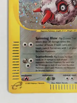 Pokemon TCG Forretress H8/H32 Skyridge Holo MP - Image 4