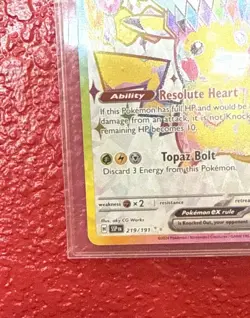 Pokemon TCG Pikachu ex 219/191 Surging Sparks Ultra Rare - Image 2