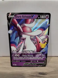 2022 Pokemon TCG Dark Sylveon v SWSH134 Black Star Promo Celebrations - Image 1