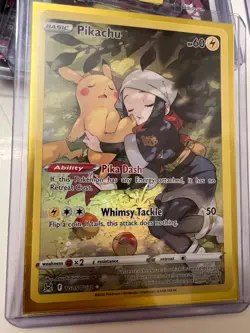 Pikachu TG05/TG30 SWSH11: Lost Origin Trainer Gallery NM Pokemon - Image 1