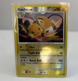 Raichu 8/100 Reverse Holo Rare Pokemon Diamond & Pearl Stormfront LP/MP - Image 1