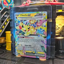 Pikachu ex Surging Sparks Ultra Rare Pokemon TCG 057/191 Scarlet & Violet SV08 - Image 2