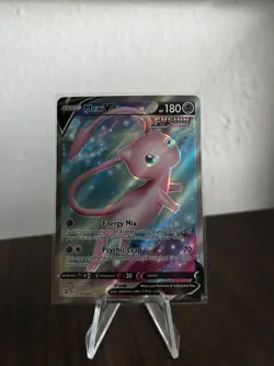 Pokemon Mew V Ultra Rare Full Art Holo Swsh08 Fusion Strike 250/264 - Image 1