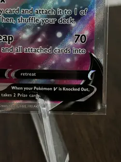 Pokemon Mew V Ultra Rare Full Art Holo Swsh08 Fusion Strike 250/264 - Image 5