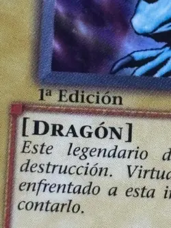 Yu-Gi-Oh! SPANISH Dragon Blanco De Ojos Azules SKE-SP001 1st Edition Near Mint - Image 4
