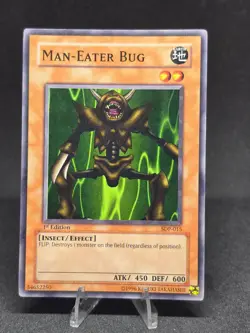 Yu-Gi-Oh! Man-Eater Bug SDP-015 1st Edition Pegasus Common NM - Image 1