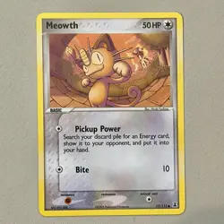 Meowth 77/113 NM -Vintage Pokemon Card- EX Delta Species (4) - Image 3