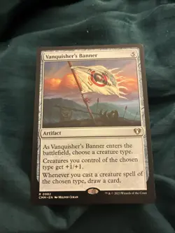 MTG Vanquisher's Banner Commander Masters 0982 Fresh Rare Card - Image 1