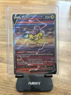 Pokemon TCG Raikou v GG41/GG70 Crown Zenith Full Art Alternative Card - Image 1