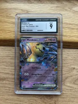 Mimikyu ex 004 Scarlet & Violet Promo Holo CGC 9 Pokemon Card 2023 - Image 1