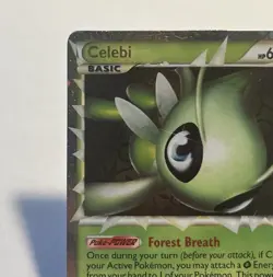 Celebi 92/102 Triumphant Prime Holo Rare HP / DMG Pokemon Card - Image 5
