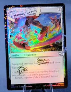 Deadpool Lightning Greaves Confetti Pool Party FOIL Secret Lair MTG 🔮 A - Image 2