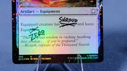 Deadpool Lightning Greaves Confetti Pool Party FOIL Secret Lair MTG 🔮 A - Image 4