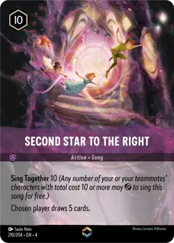 Disney Lorcana | Second Star to the Right (Enchanted) | 210/204 | Ursula's Re... - Image 1