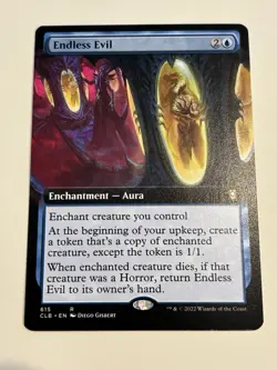 MTG Endless Evil #615 Extended Art Mint - Image 1