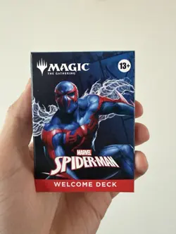 SDCC 2025 Magic The Gathering Marvel Spider-Man BLUE Welcome Deck - Image 1