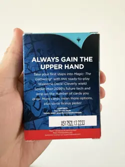 SDCC 2025 Magic The Gathering Marvel Spider-Man BLUE Welcome Deck - Image 3