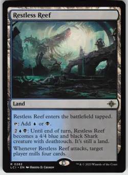 MTG Restless Reef NM The Lost Caverns of Ixalan Magic 282 - Image 1