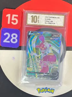 Pokemon TCG S-Chinese Sword &Shield Medicham V SR CS4aC 149 Grade10 - Image 1