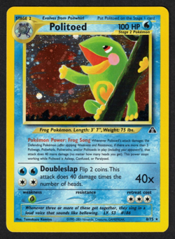 Politoed NDI 8 – Neo Discovery – Englisch – Pokemon Vintage Holo Rare NM - Image 1