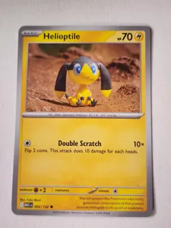 Helioptile 052/132 Common Mega Evolution Pokemon Near Mint - Image 1