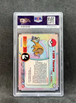 Pokemon Topps Chrome Tauros PSA 10 - Pokemon Topps Chrome Tauros PSA 10 - Image 2