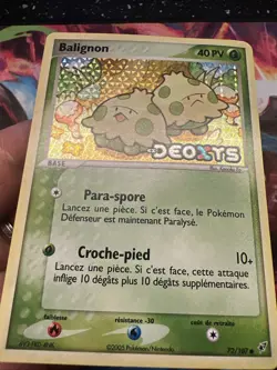 Carte Pokemon Ex Deoxys Balignon Holo Reverse Stamp 72/107 Francais Vf Fr - Image 4