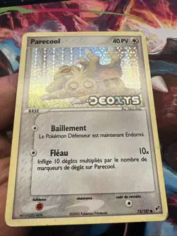 Carte Pokemon Ex Deoxys Parecool Holo Reverse Stamp 73/107 Francais Vf Fr - Image 4