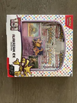 Pokemon TCG Scarlet and Violet - 151 Alakazam ex Collection Box - 4 Packs 820650855269 - Image 2