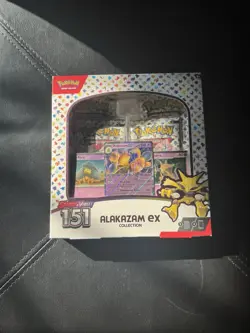 Pokemon TCG Scarlet and Violet - 151 Alakazam ex Collection Box - 4 Packs 820650855269 - Image 1
