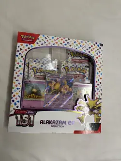 Pokemon TCG Scarlet and Violet - 151 Alakazam ex Collection Box - 4 Packs 820650855269 - Image 3