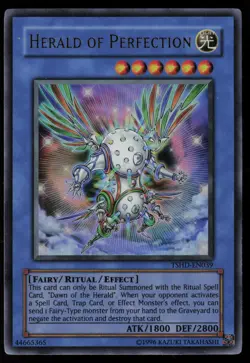 Yugioh Herald of Perfection TSHD-EN039 Ultra Rare NM - Image 1