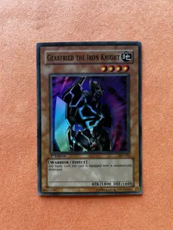 Yugioh Gearfried Iron Knight PSV-101 Pharaoh's Servant 1st Ed Super Rare 1800/1… - Image 2