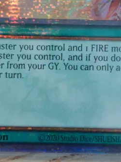 Yu-Gi-Oh! TCG Circle of the Fire Kings RA04-EN195 Quarter Century Secret Rare NM - Image 3