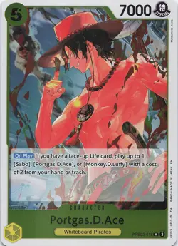 PORTGAS.D.ACE - PRB02-018 PREMIUM BOOSTER -THE BEST- VOL. 2 ONE PIECE FOIL LP - Image 1