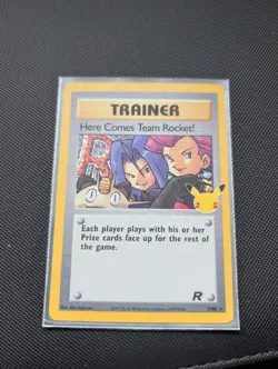 Here Comes Team Rocket 15/82 Pokemon Trainer Holo Card - Image 1