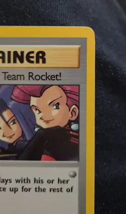 Pokemon TCG - Here Comes Team Rocket trainer - Holo Rare Card 15/82 2000 - Image 3