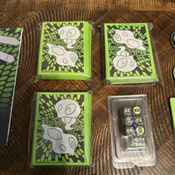 Perfect Order ETB Card Sleeves, dice, dividers, coins & Guide Pokemon TCG New - Image 4