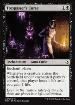 Trespasser's Curse x1 Magic the Gathering 1x Amonkhet mtg card - Image 1