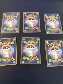 Japanese Meiji Chocolate Promo Pokemon Card Blackstar Bundle - 6x LP - Image 2