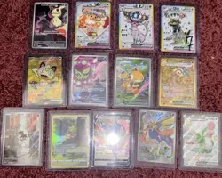 13 Card Lot - Eevee 174 Espeon 175 Team Rockets Mimikyu 238 Meowth Psa Contender - Image 1