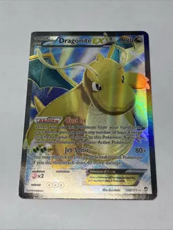 Dragonite EX Full Art 108/111 Furious Fists Pokemon Card LP - Image 2