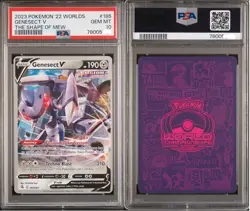 PSA 10 Genesect V #185/264 World Championship 2022 Worlds Promo Pokemon Card - Image 1