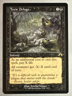 MTG / Toxic Deluge / MH3 / #412 / Regular (Retro Frame) / Rare / NM - Image 1