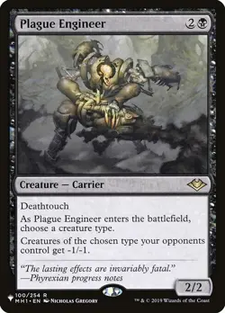 Plague Engineer x1 1x Mystery Booster 2 NM MTG - Image 1