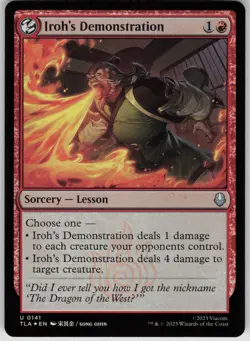 MTG Iroh's Demonstration Foil NM Avatar: The Last Airbender Magic 141 - Image 1