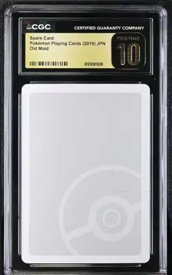 CGC 10 Pristine Pokemon Old Maid Spare Card 2019 - Image 1
