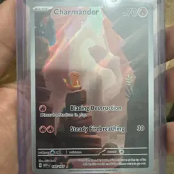 Pokemon 151 SIR Charizard ex 199/165 Charmander Charmeleon Evolution Set NM - Image 2